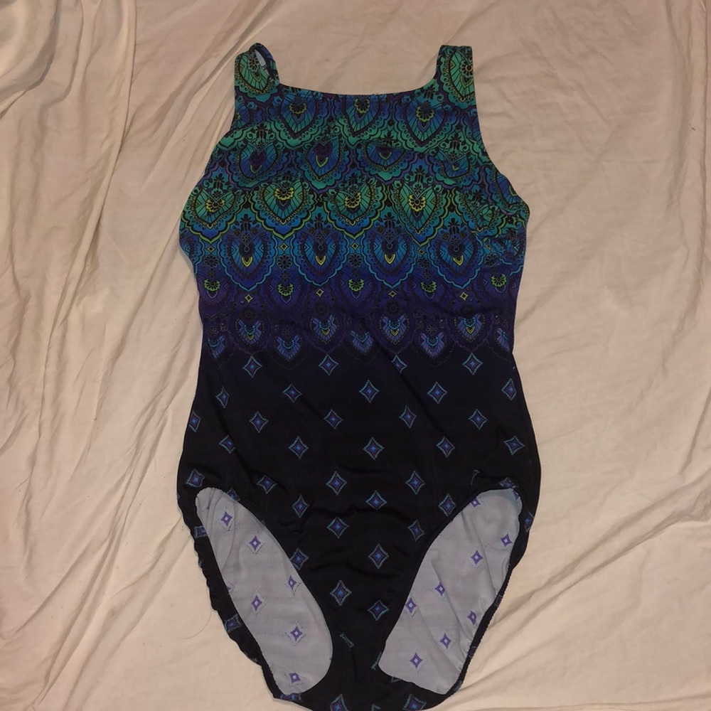 Longitude one-piece bathing suit